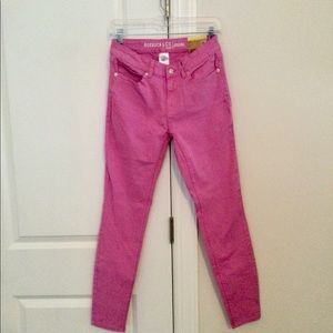Women’s NWT Roebuck & Co Mid Rise Jegging Size 4 Regular Pink Skinny Jeans
